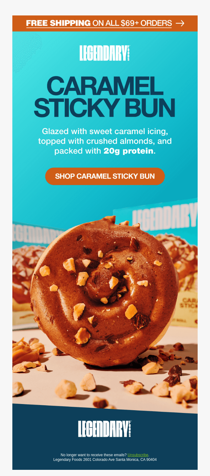 Have you tried our new Protein Sticky Bun?