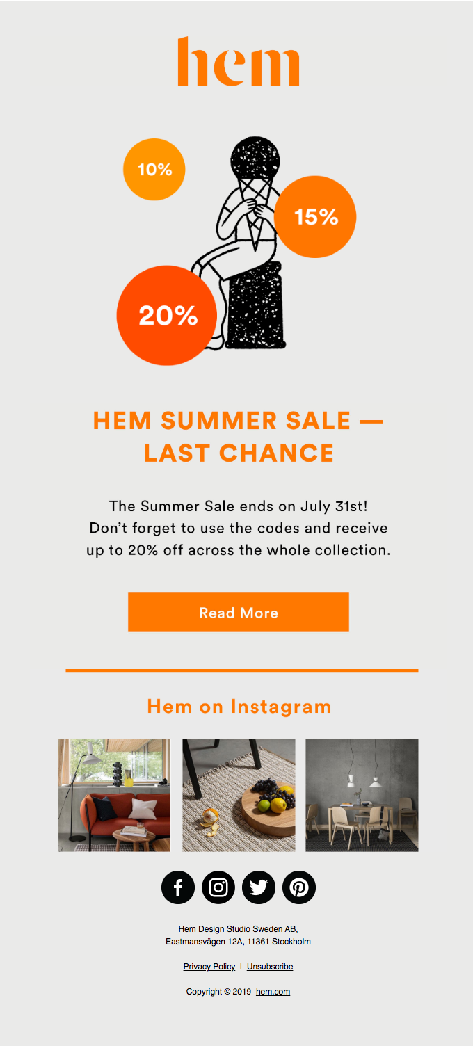 HEM SUMMER SALE — LAST CHANCE