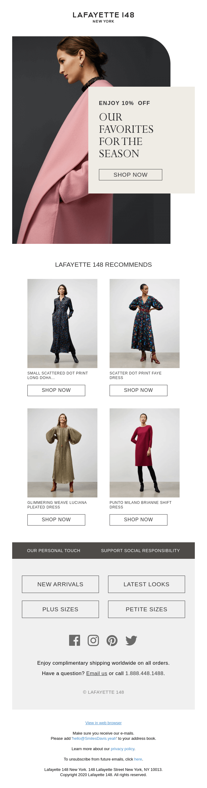 Here's a Gift for Stopping By