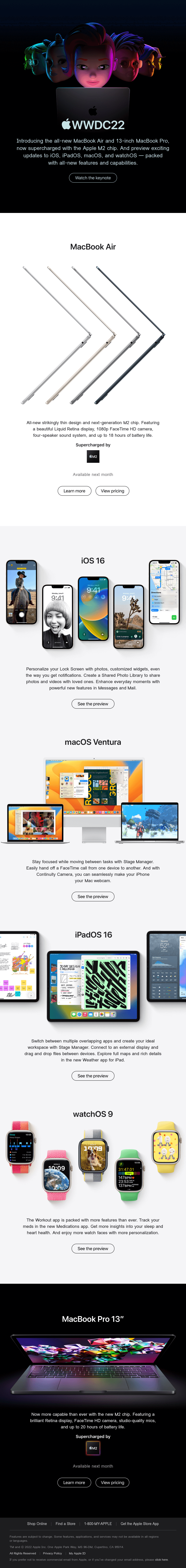 Here’s a recap of everything we announced at WWDC22.