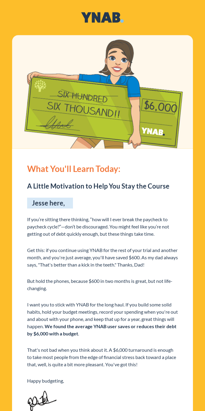 Here's how much you'll save with YNAB if you're just average...