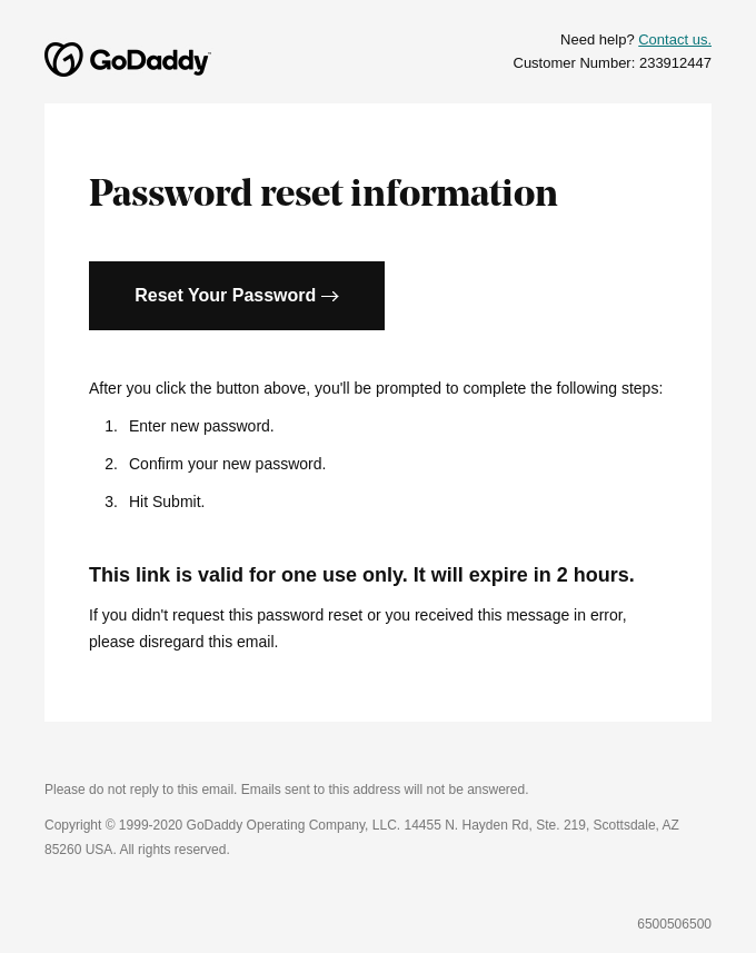 Here's how to reset your password.