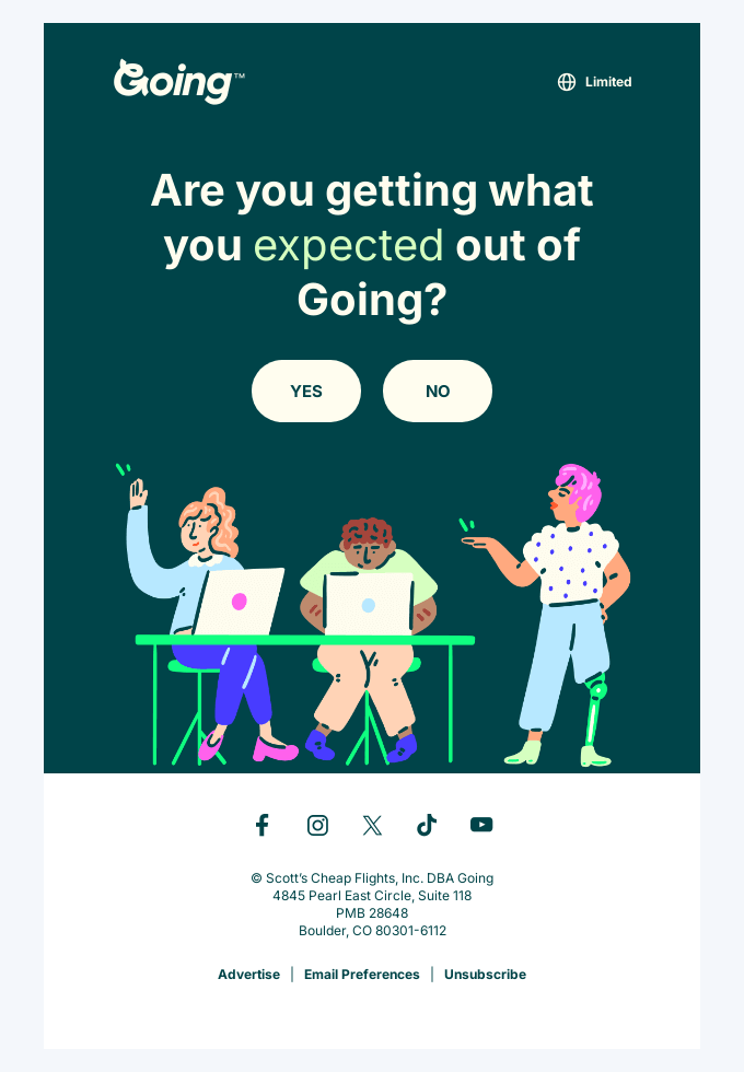 Hey Smiles Davis, please give us your feedback