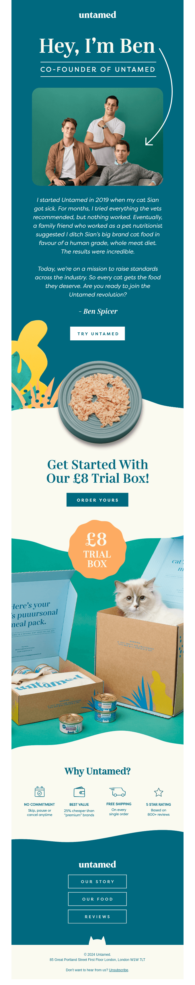 Hey, this is Ben, Co-Founder of Untamed