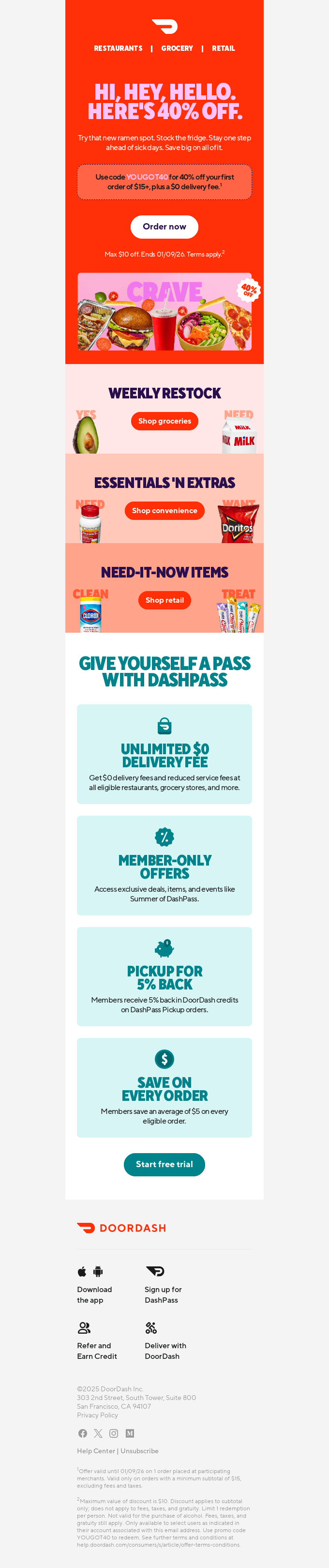 Hey, you made it 🥂 Here’s 40% off