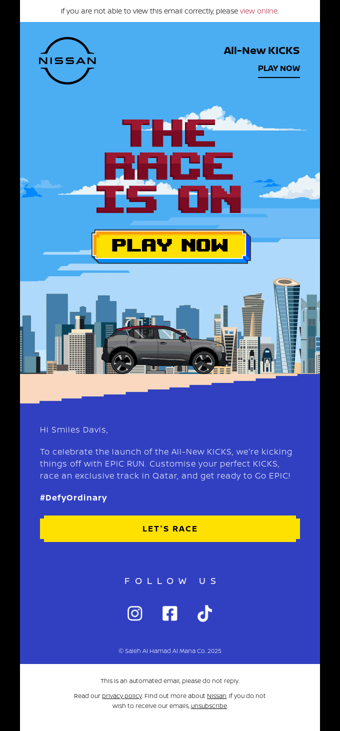 Smiles Davis, hit play on the EPIC All-New KICKS