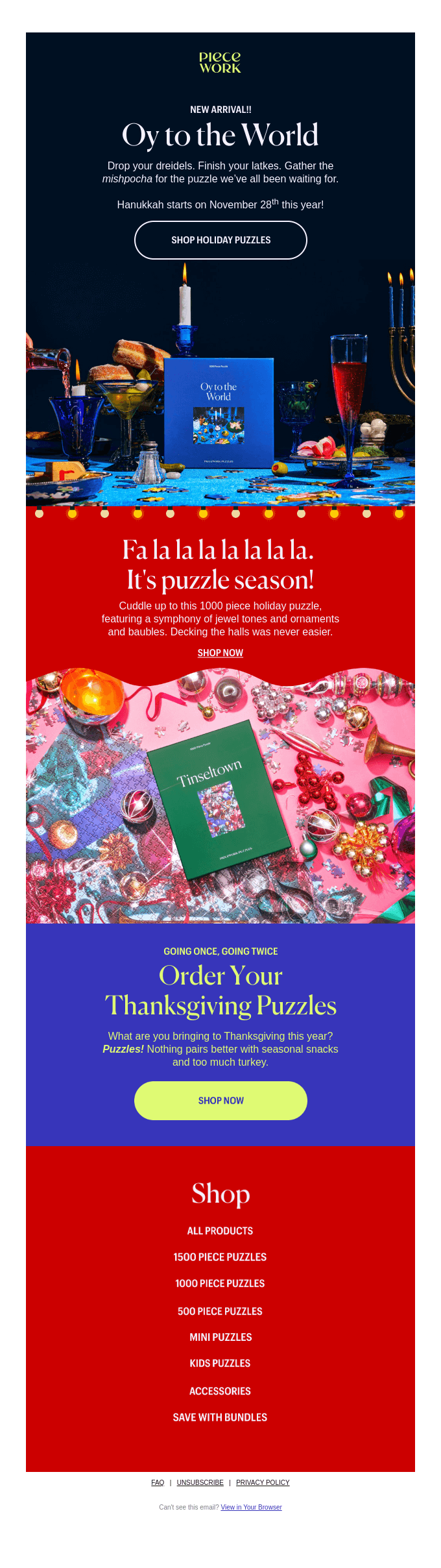 Holiday Puzzles!!