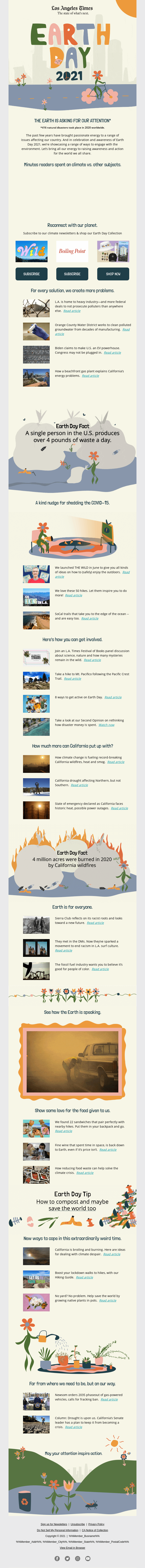 How are you celebrating earth today?