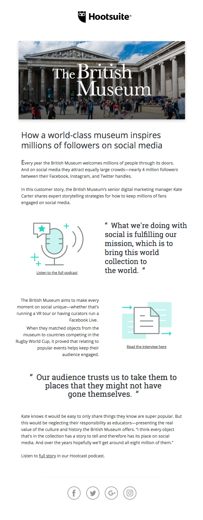 How the British Museum keeps millions of followers engaged on social media