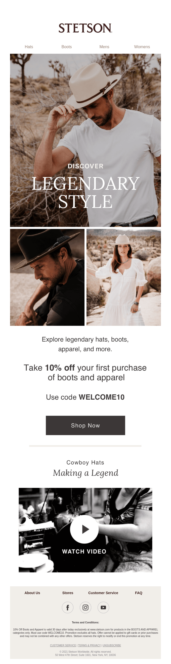 How the West is Worn. Stetson Boots & Apparel