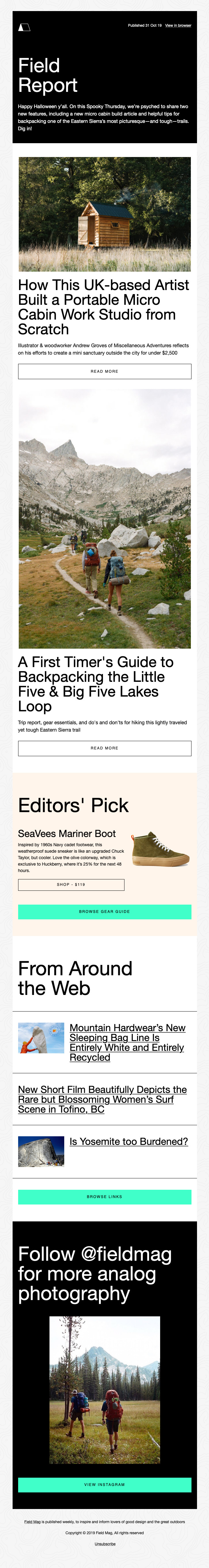 How to Build a Micro Cabin Studio + Tips for Backpacking the Eastern Sierra