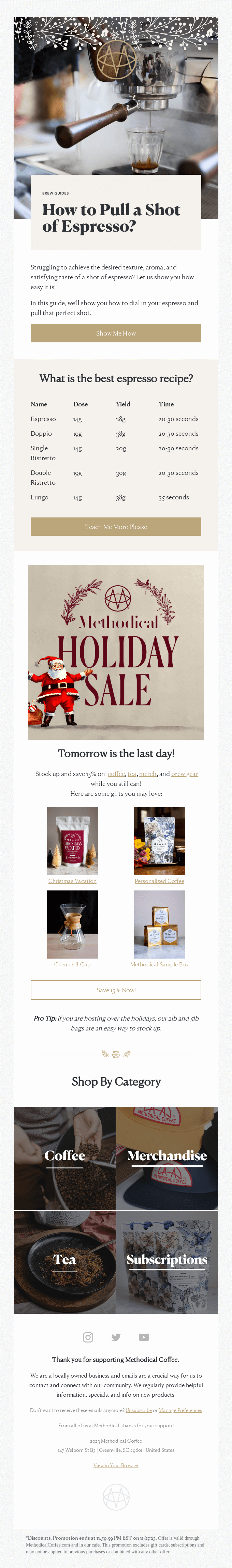 ☕️ How to Pull a Shot of Espresso