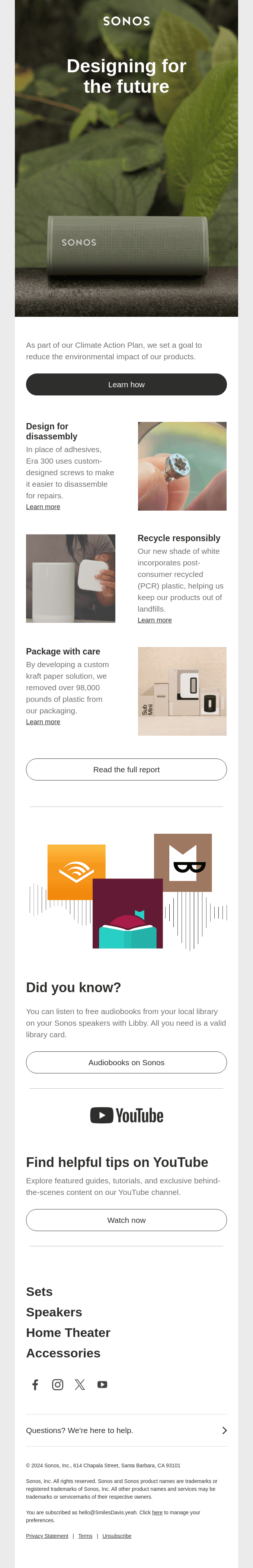 How we're making our products more sustainable