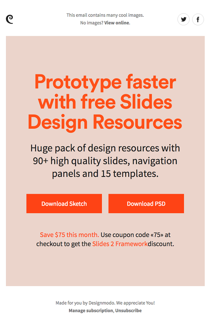 📎 Huge pack of free design resources (SKETCH & PSD): 15 website templates, 90+ high quality slides and more.