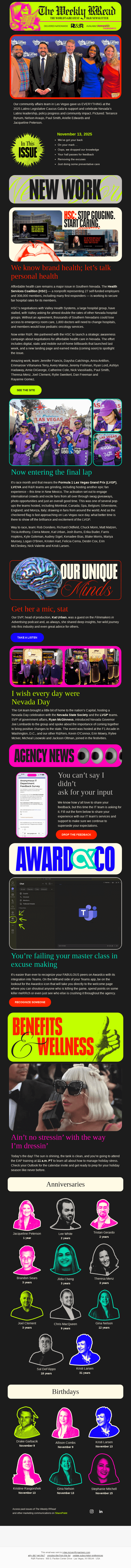 I know, you felt lost without us yesterday