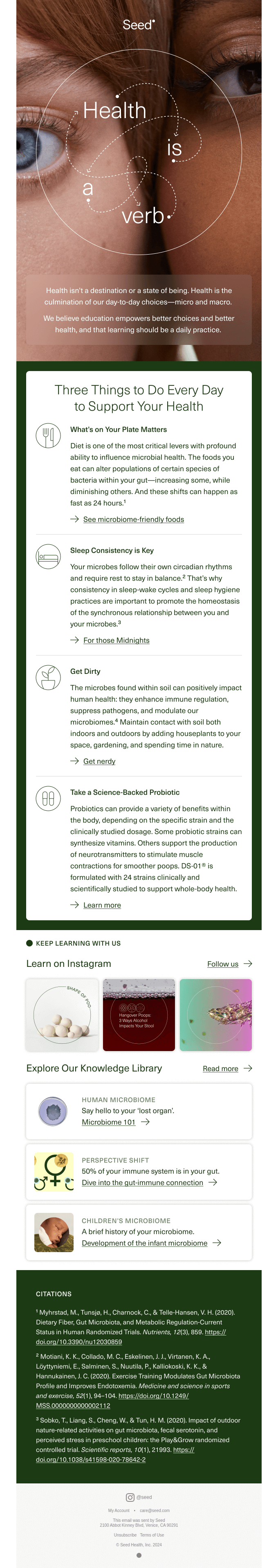 If you read one email from us, let this be it. from Seed - Desktop ...