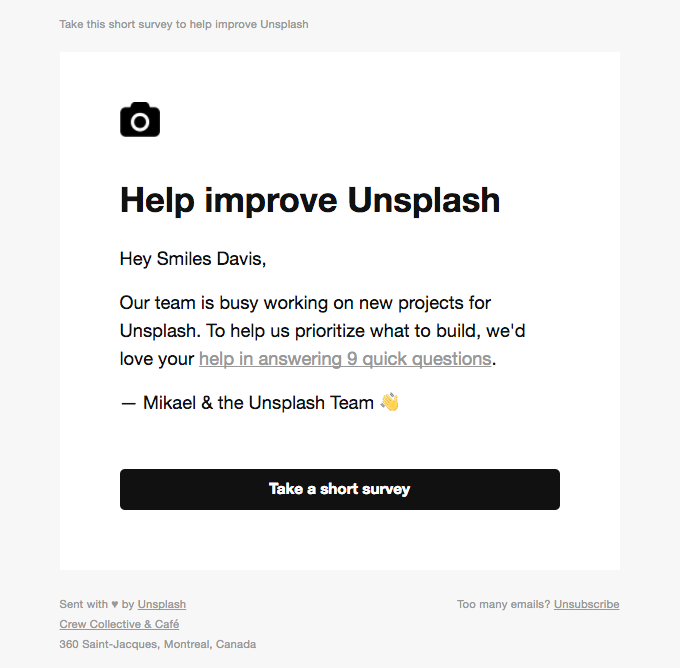 Improve Unsplash: 2017 Member’s Survey