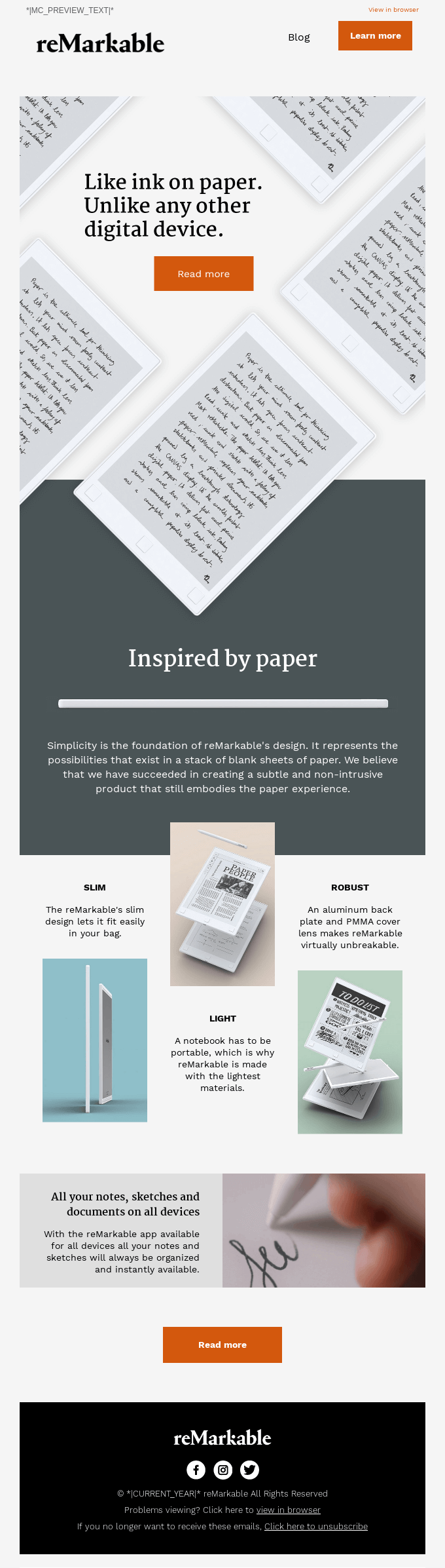Inspired by paper, developed for you.