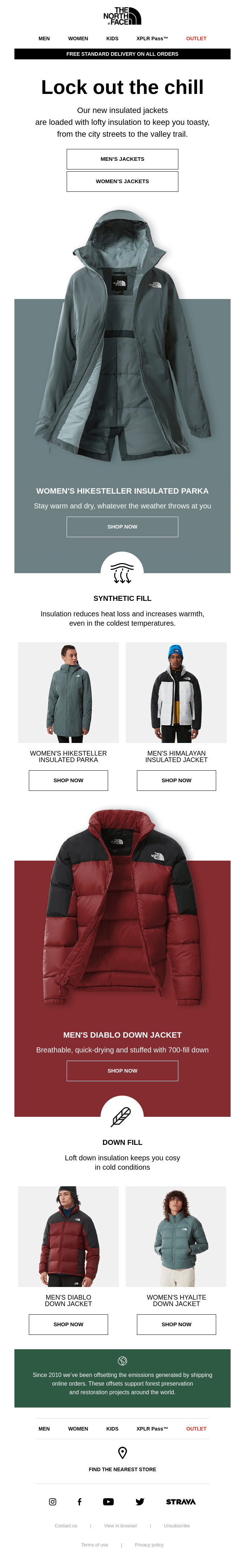Insulated jackets for cold-weather exploring