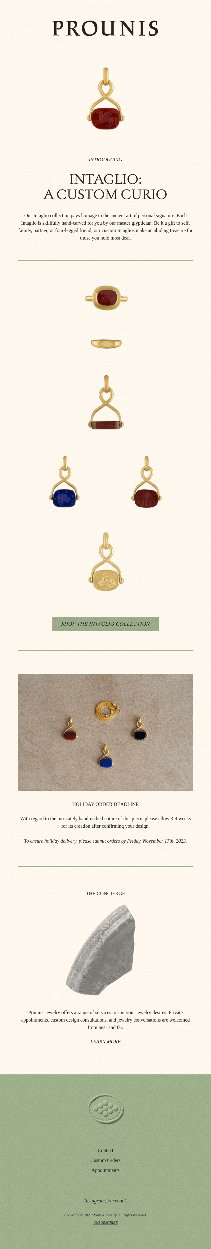 Intaglio: A Custom Curio