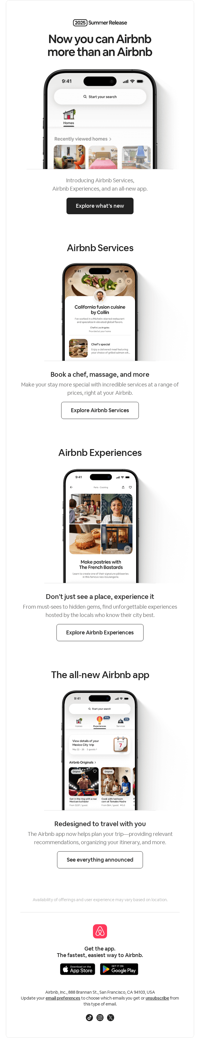 Introducing a whole new Airbnb