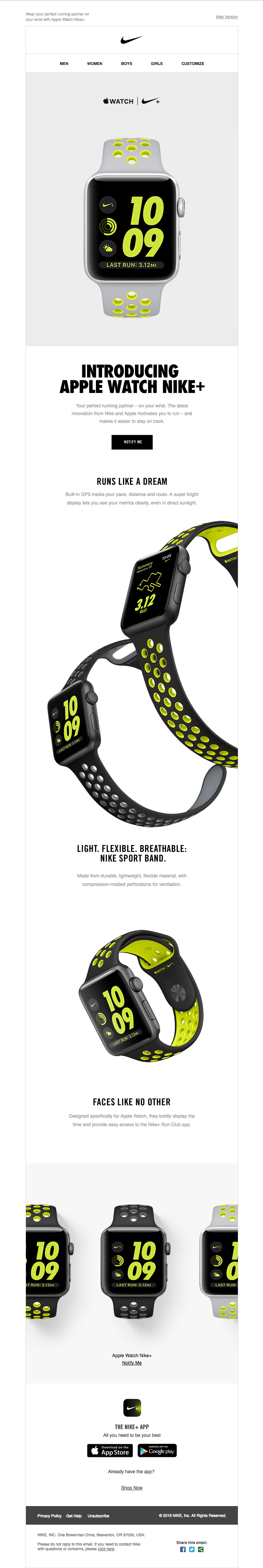 Introducing Apple Watch Nike