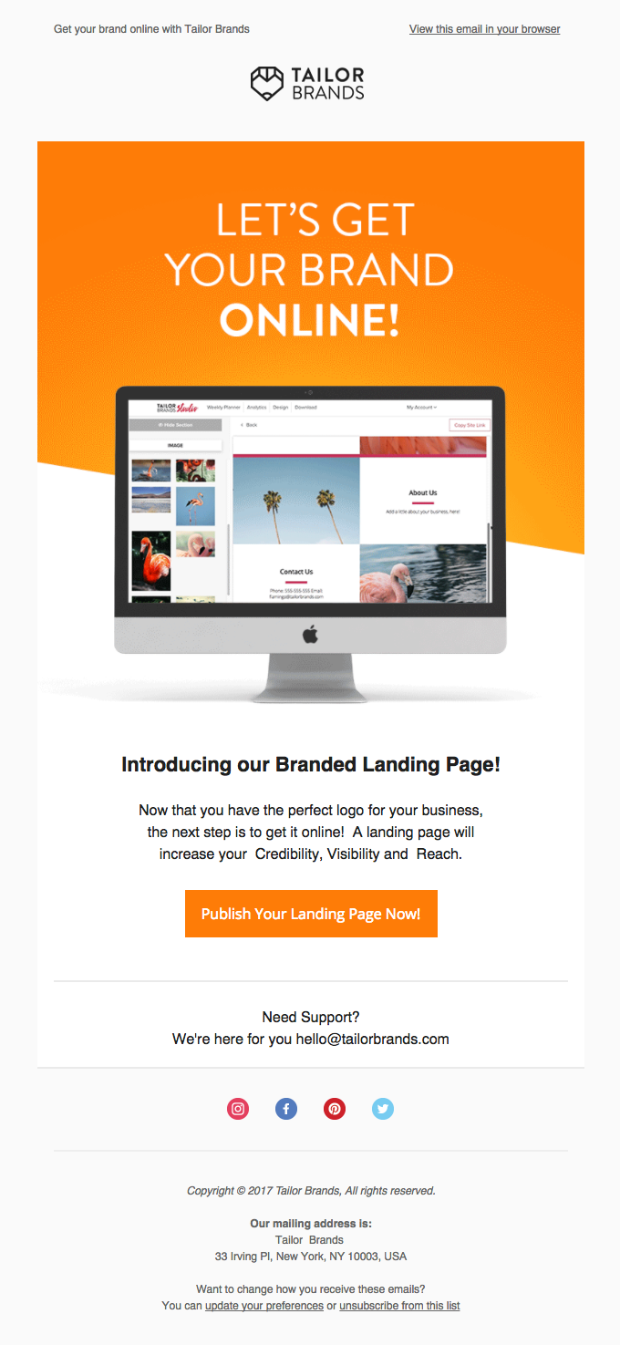 Introducing: Branded Landing Page Feature!