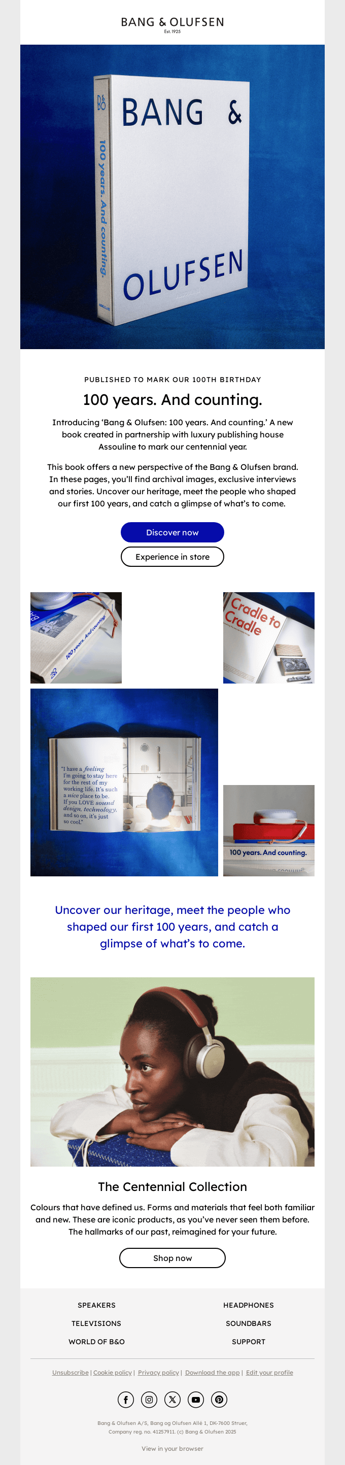 Introducing our centennial book