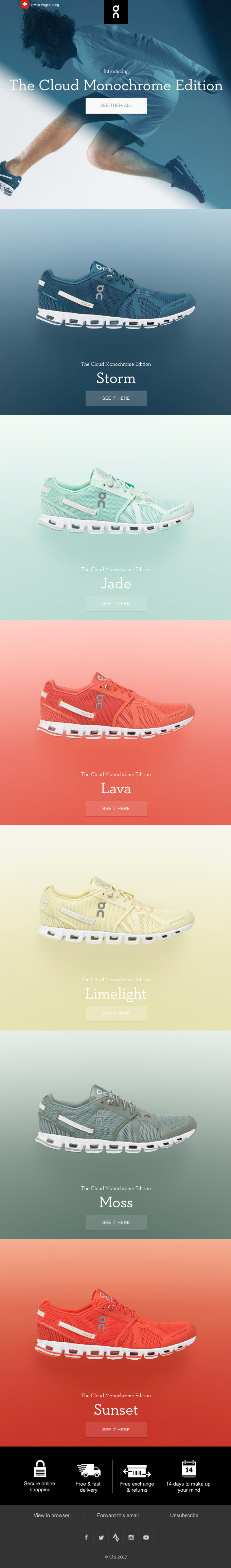 ☁ Introducing the Cloud Monochrome Edition – 6 brand new Cloud colors launching today.