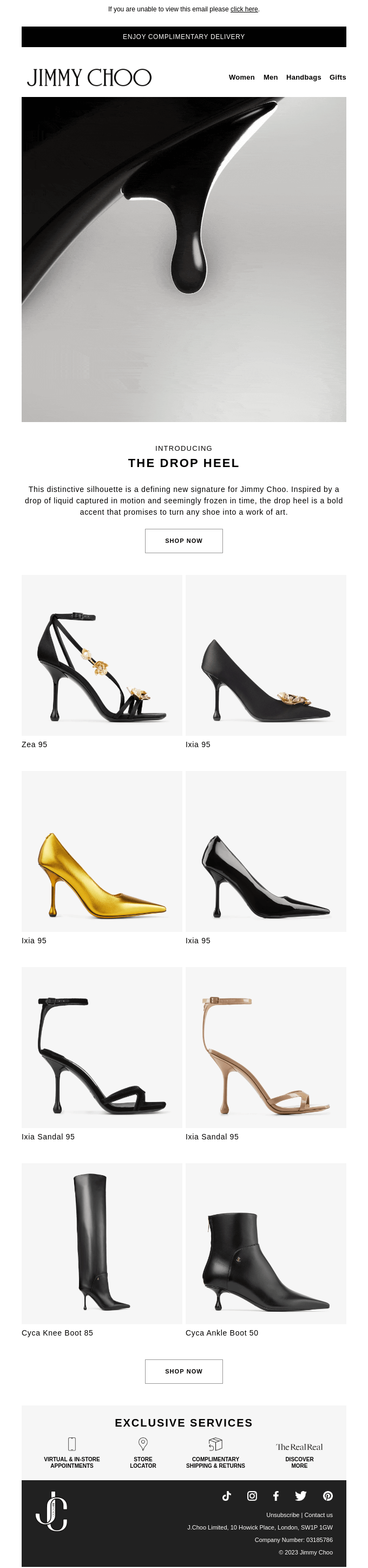 Introducing the Drop Heel