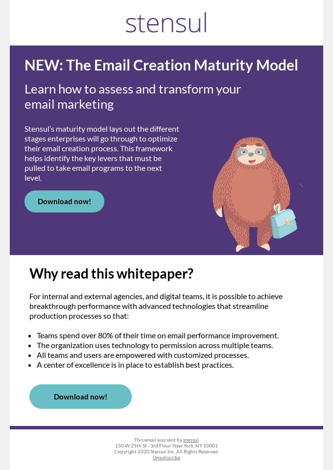 Introducing: The Email Creation Maturity Model