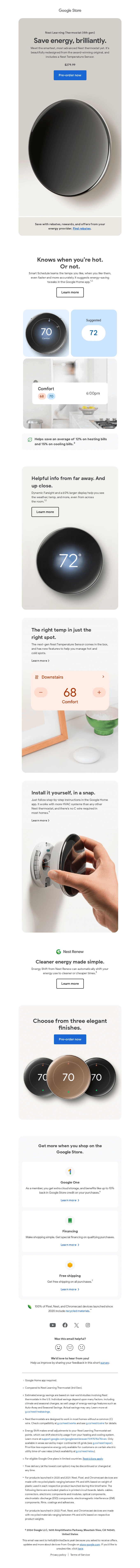 Introducing the most advanced Nest Learning Thermostat