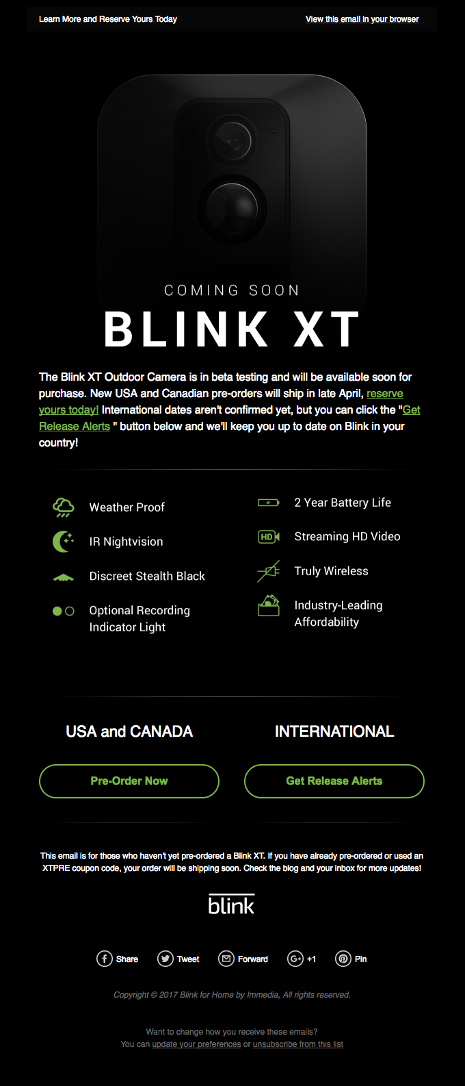 Introducing the New Blink XT Outdoor Camera
