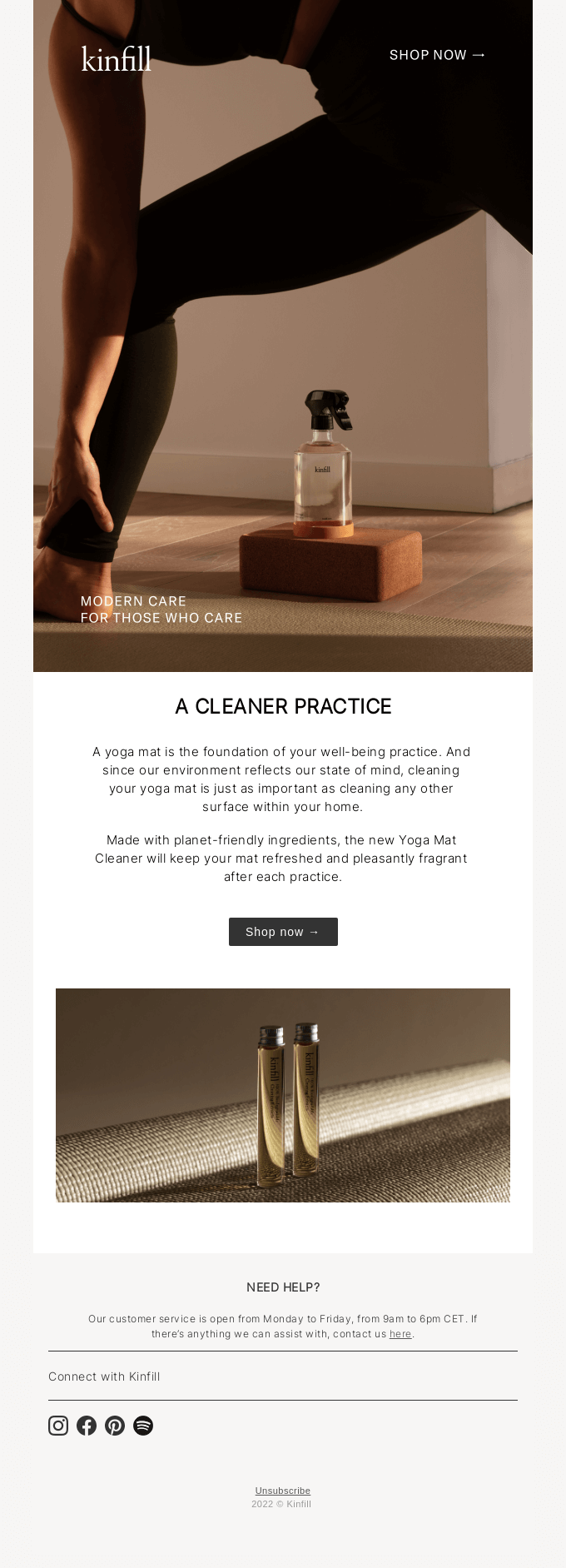 Introducing The Yoga Mat Cleaner