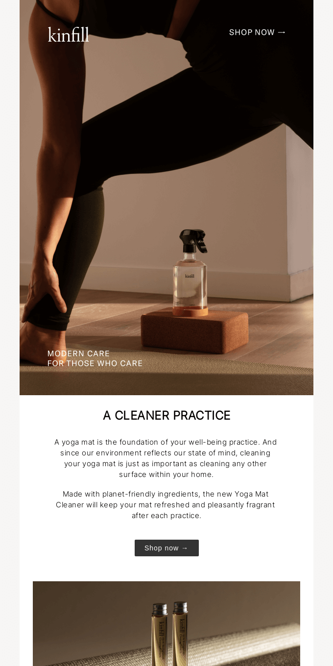 Vi presenterar Yoga Mat Cleaner