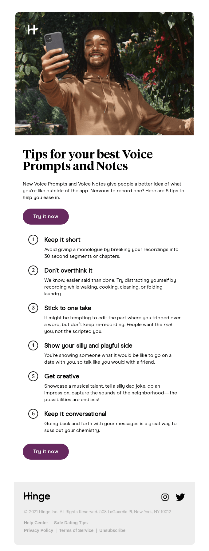 Introducing Voice Prompts.