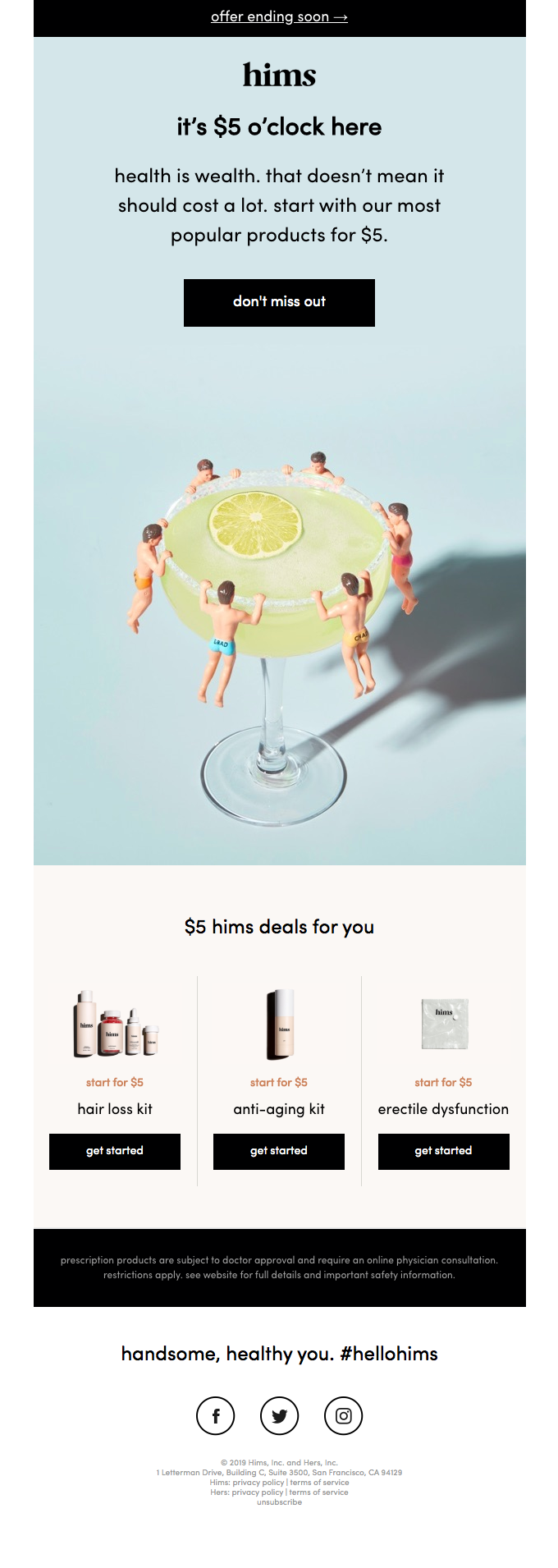 🍹it’s $5 o’clock here