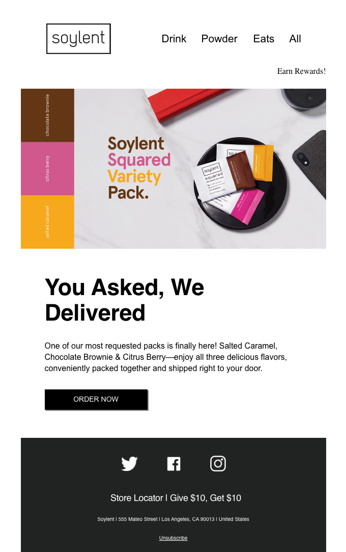 It’s finally here—Soylent Squared Variety Pack