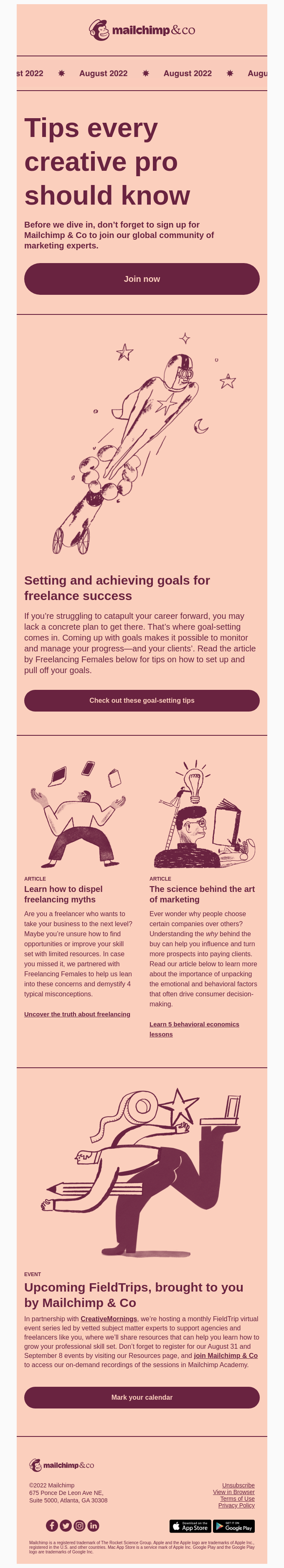 It’s here: Mailchimp & Co Newsletter