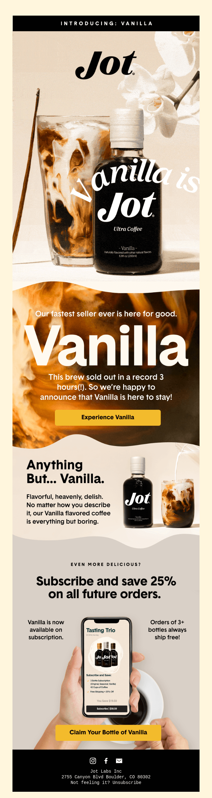 It’s Here: Vanilla