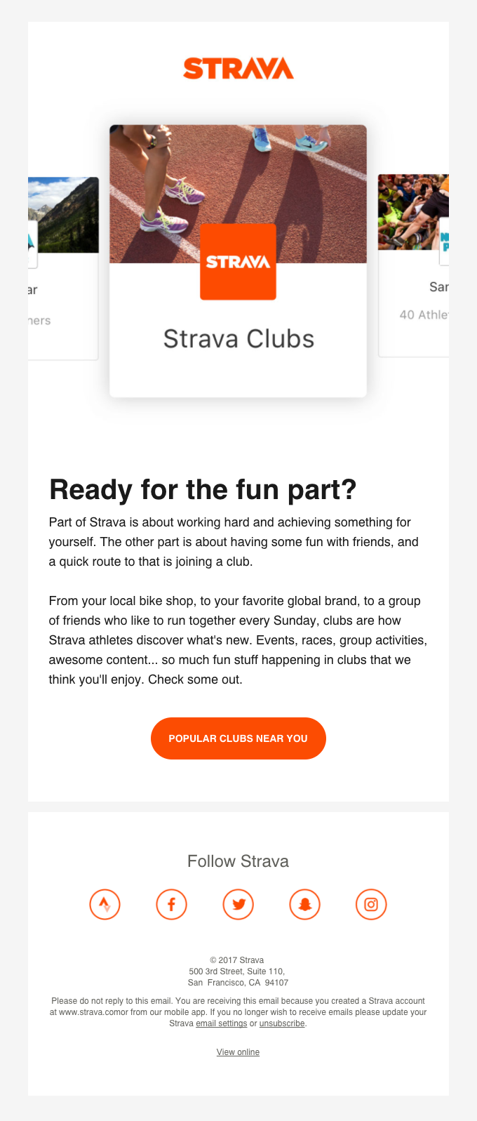 Join a club and Strava will be even more fun
