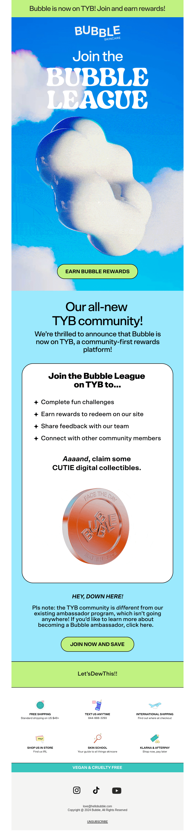 Join the Bubble League