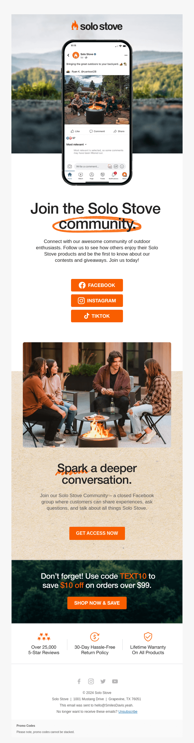 Join Us Around The Fire!