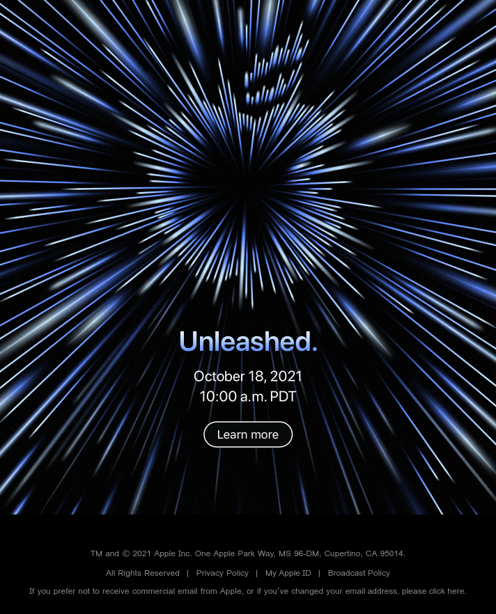 Join us for a special Apple Event.