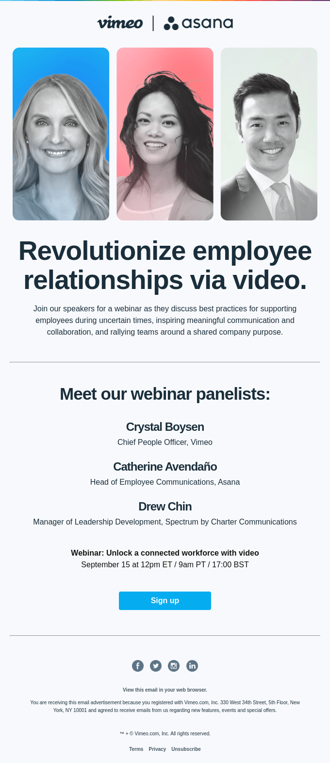 Join us for a webinar with Asana