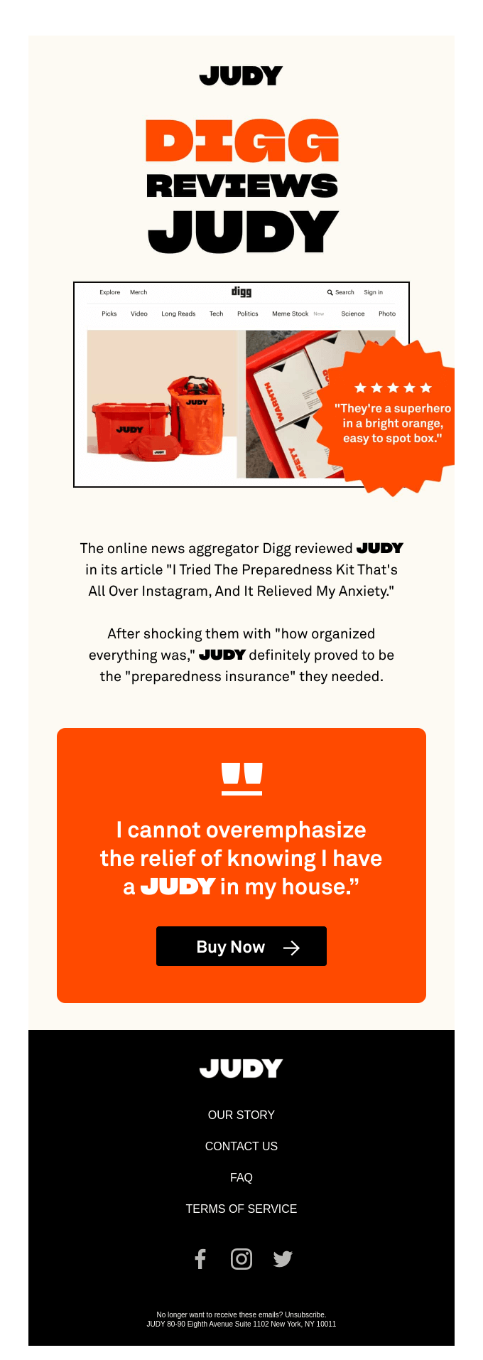 JUDY in recent DIGG article!