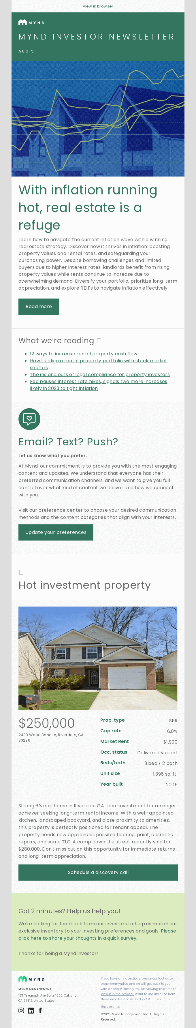 June '23 📈 With inflation running hot, real estate is a refuge