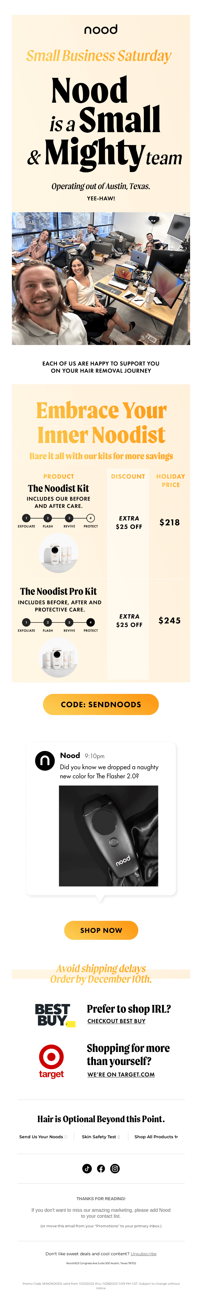 Just A Small Team in Austin 🤠