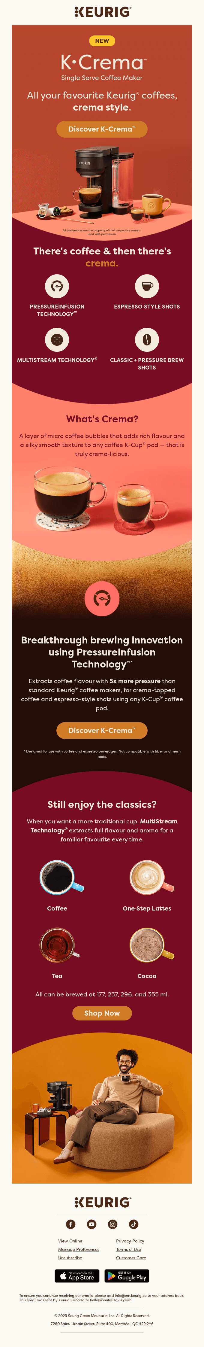 K-Crema is here, and it's crema-licious.