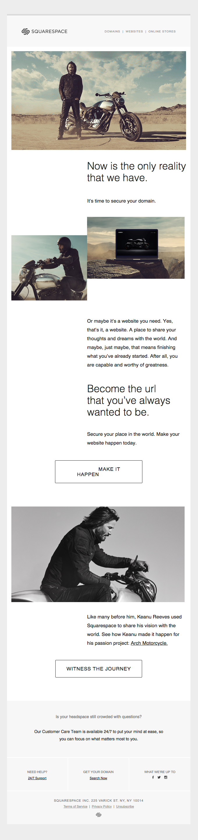 Keanu Reeves believes you can make it happen